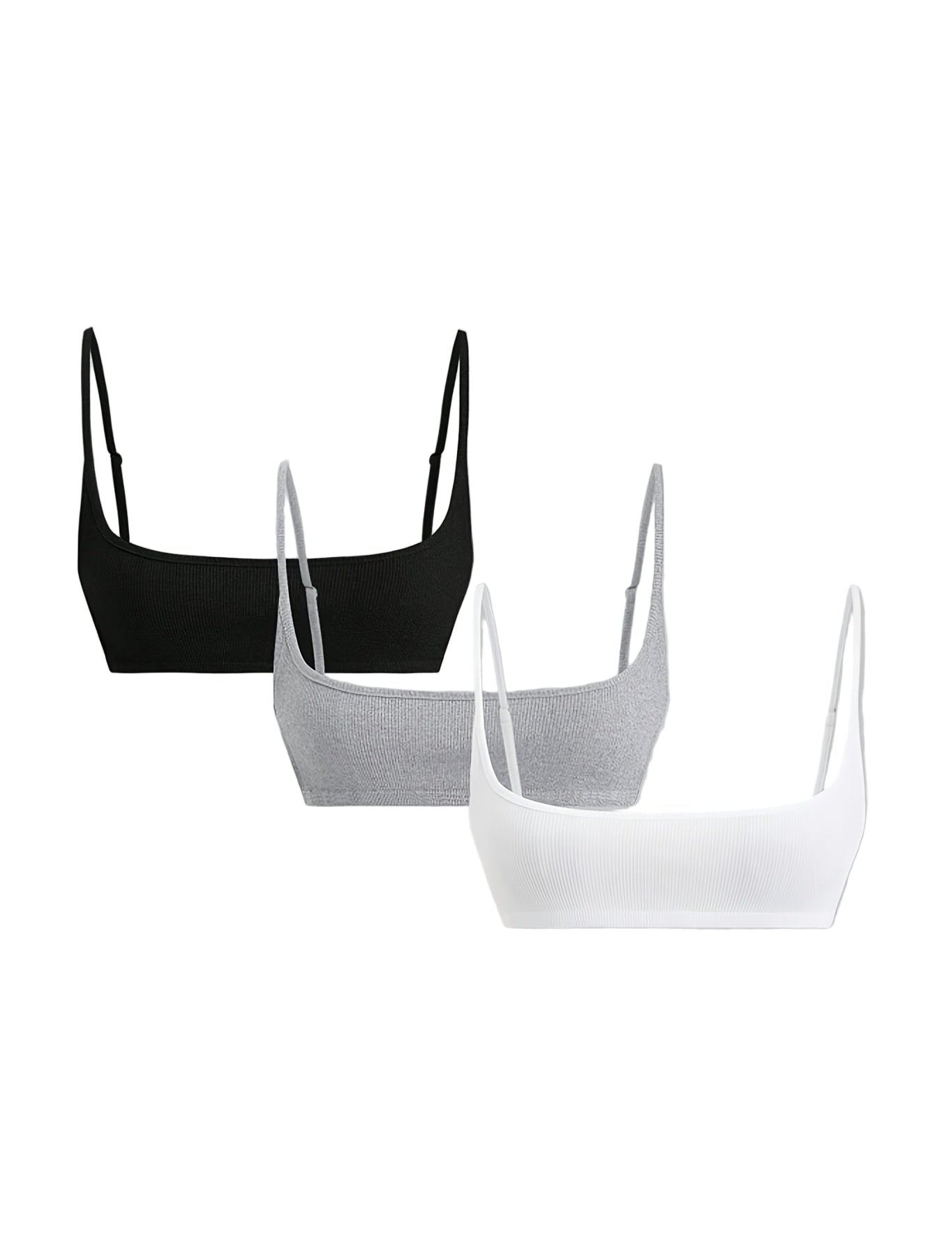 Brassières Bretelles Fines (Lot de 3) – Lingerie Libre