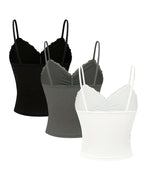 Débardeurs Dentelle (Lot de 3) – Élégance Quotidienne