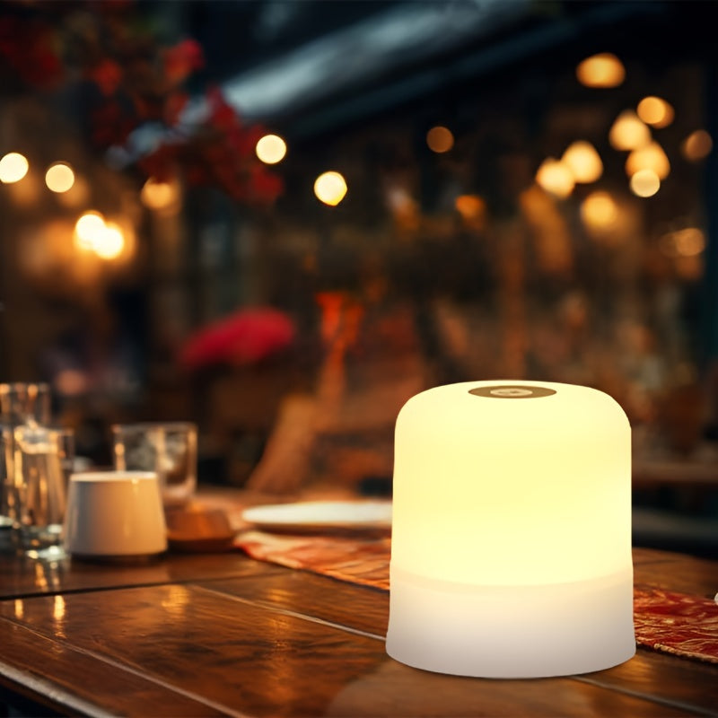 Lampe de nuit LED tactile & USB – Lueur Paisible