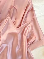 Ensemble Pyjama Quatuor Satiné Modulable – Éclat Complet