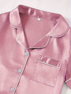 Ensemble Pyjama Trio Satiné Modulable – Reflet Composé