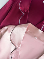 Ensemble Pyjama Chemise et Pantalon Satinés (Lot de 2) – Accord Satiné