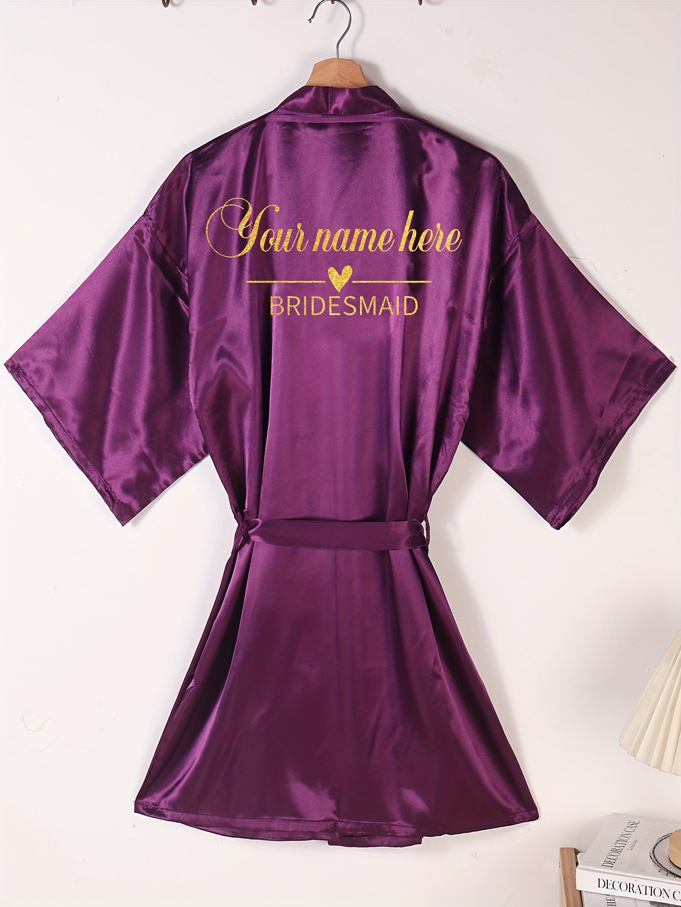 Peignoir Personnalisé – Douce Célébration