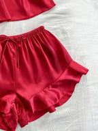 Ensemble Pyjama Quatuor Satiné Modulable – Éclat Complet