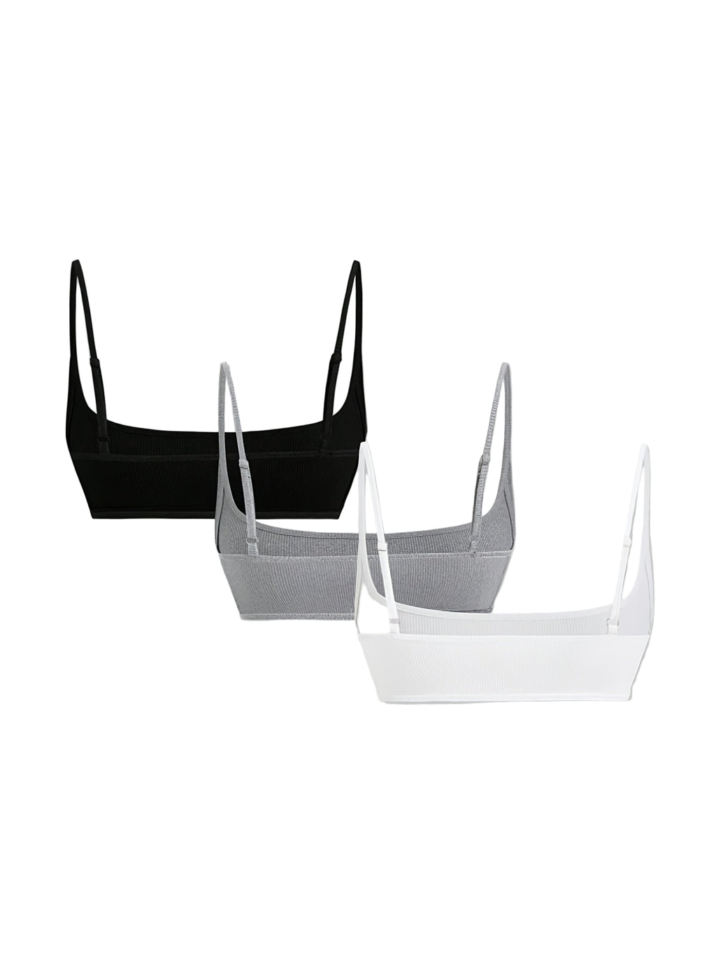 Brassières Bretelles Fines (Lot de 3) – Lingerie Libre