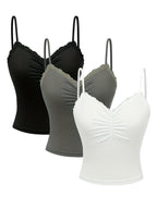 Débardeurs Dentelle (Lot de 3) – Élégance Quotidienne