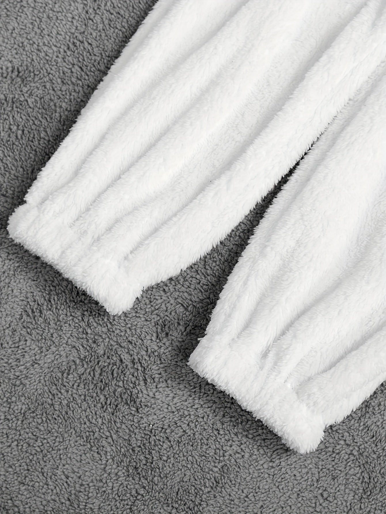 Pantalon Pyjama Polaire Duveteux – Brume d’Hiver