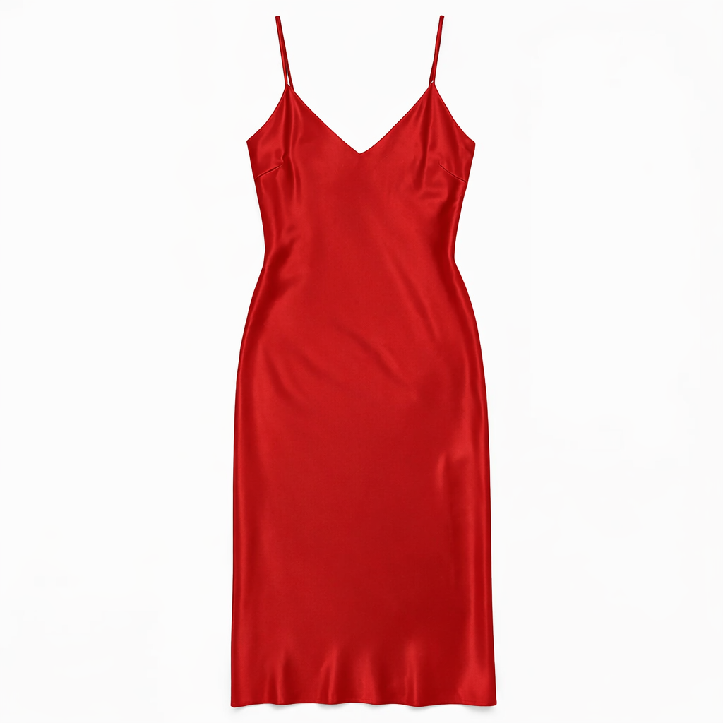 Nuisette Satin Femme Longue Élégante – Brume Douce