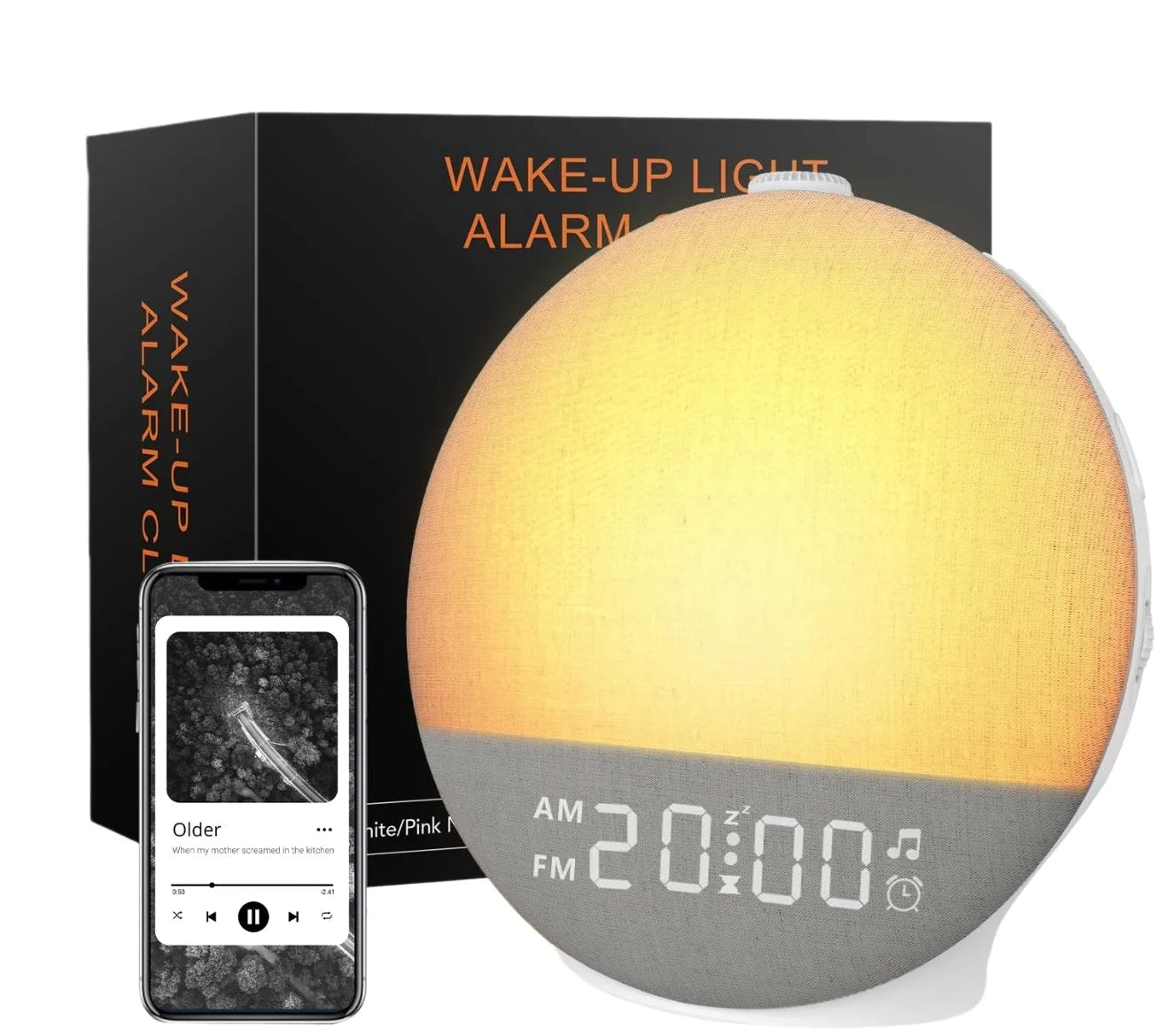 Réveil Simulateur d'Aube - Lumière Naturelle & Sérénité