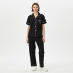 Ensemble Pyjama Chemisier et Pantalon – Tendresse Brodée