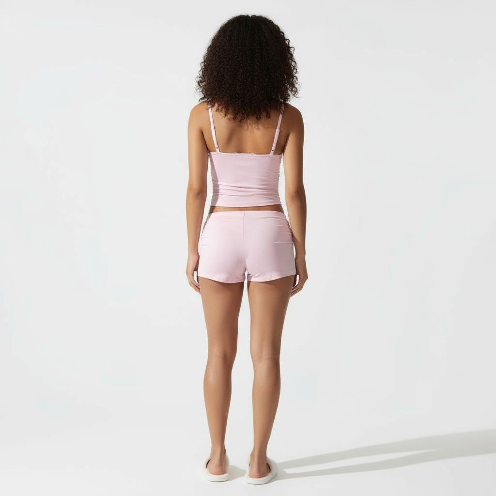 Ensemble Pyjama Débardeur & Short – Matin Doux