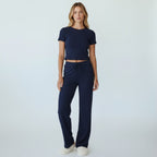 Ensemble Pyjama T-shirt et Pantalon – Fraîcheur Élégante