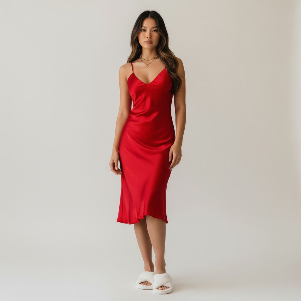 Nuisette Satinée Longue – Brume Douce