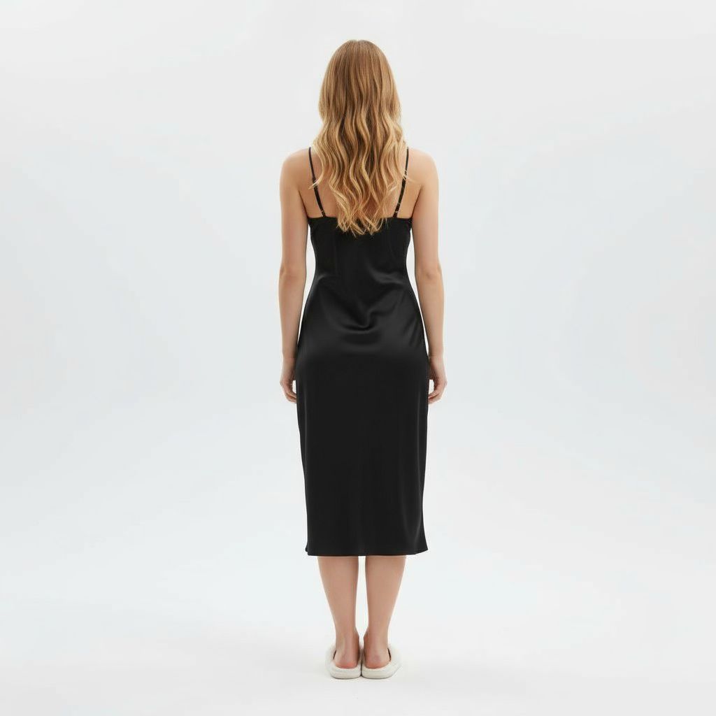 Nuisette Satinée Longue – Brume Douce