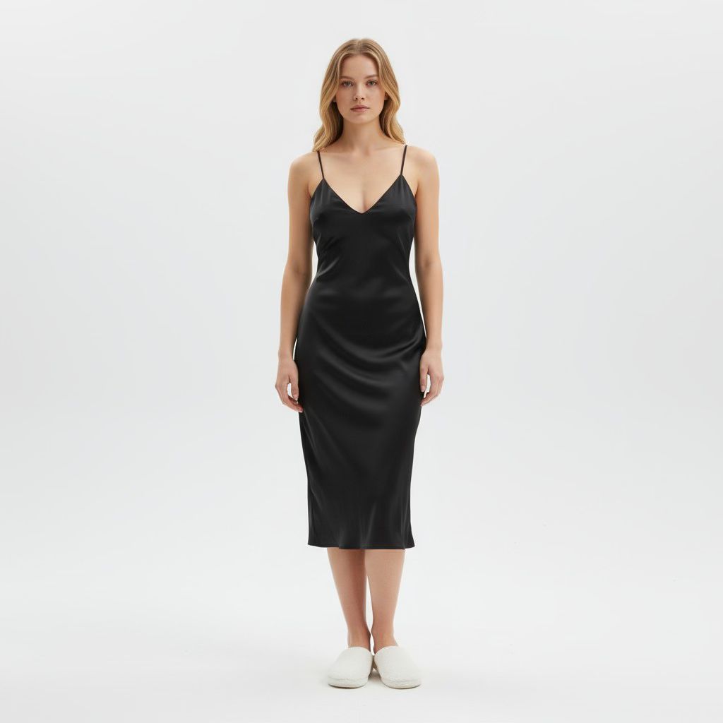 Nuisette Satinée Longue – Brume Douce