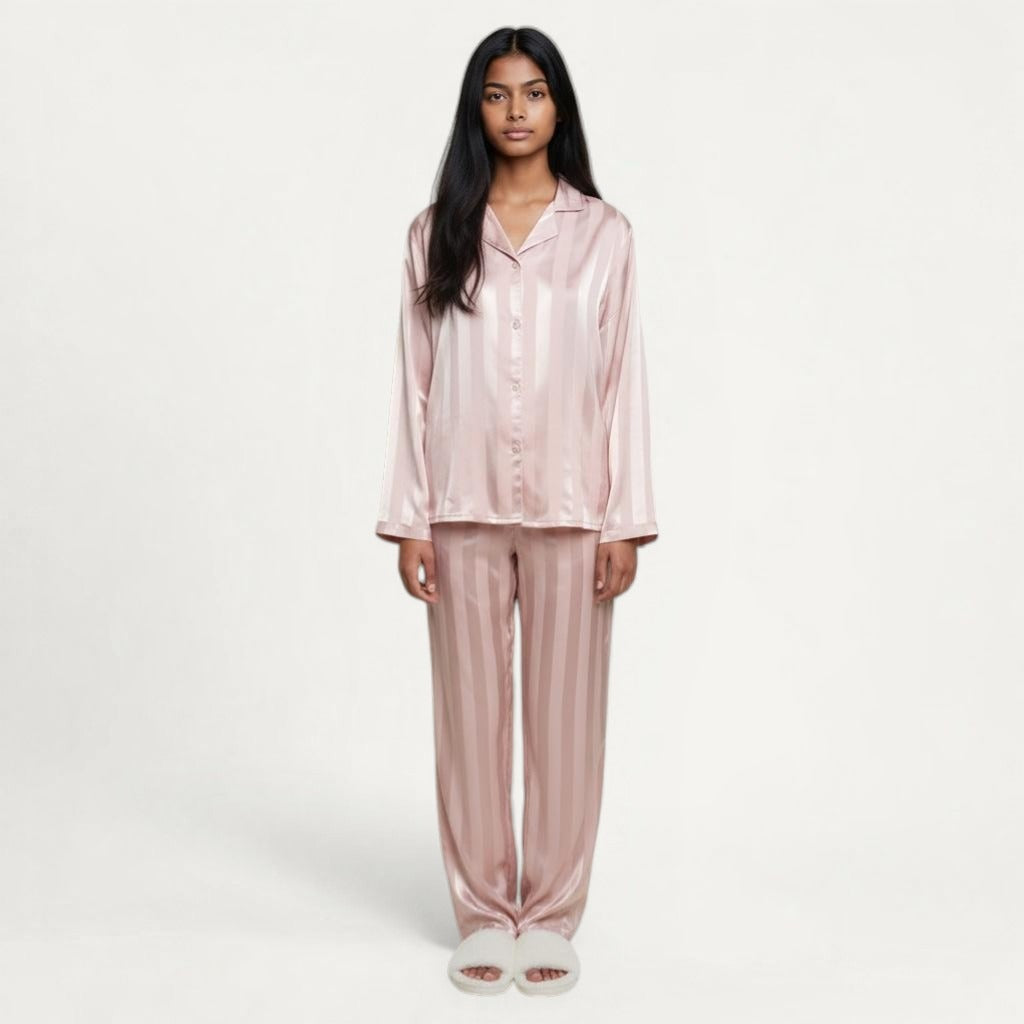 Ensemble Pyjama  Rayures - Élégance Impériale