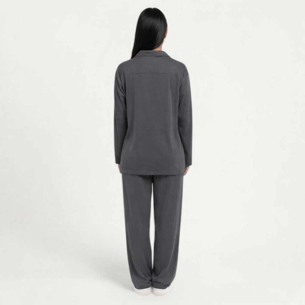 Ensemble Pyjama Long – Élégance Naturelle