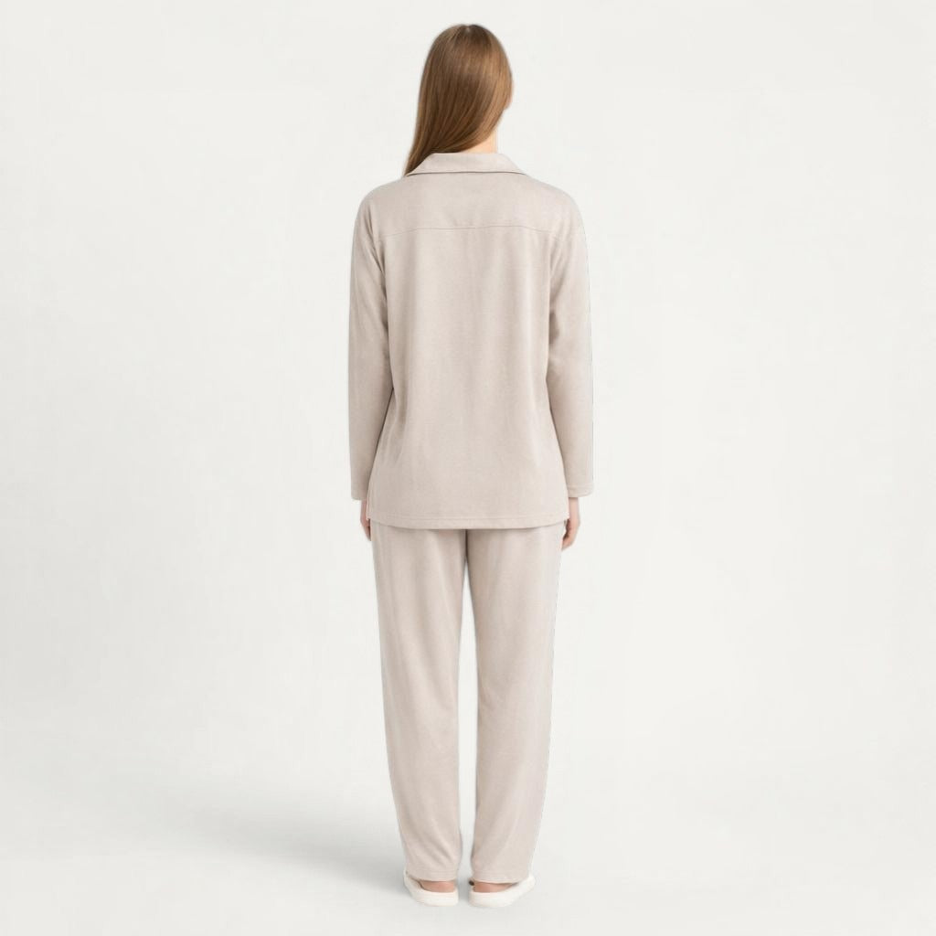 Ensemble Pyjama Long – Élégance Naturelle