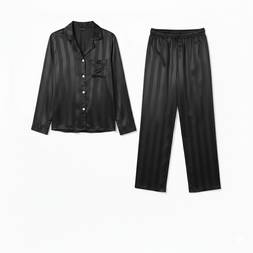 Ensemble Pyjama  Rayures - Élégance Impériale