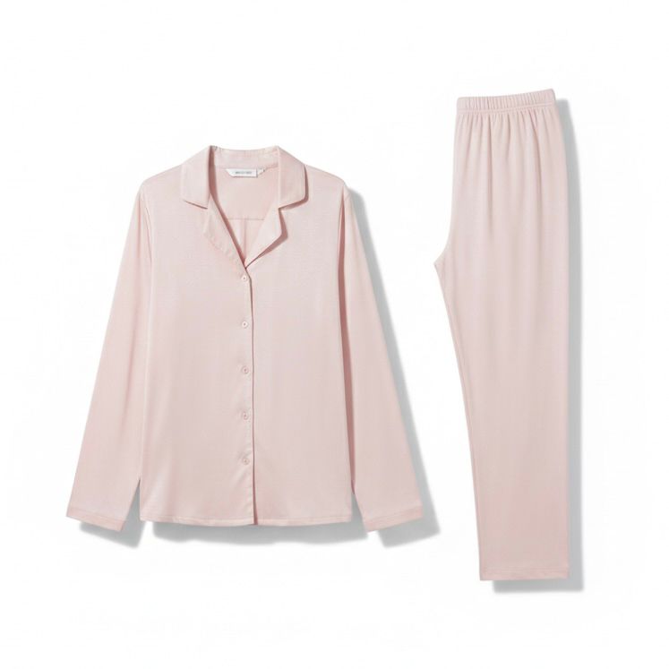 Ensemble Pyjama Long – Élégance Naturelle