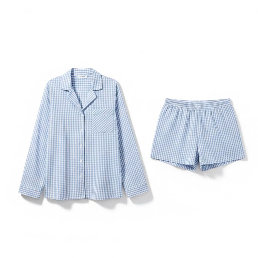 Ensemble Pyjama Short- Fraîcheur Azur
