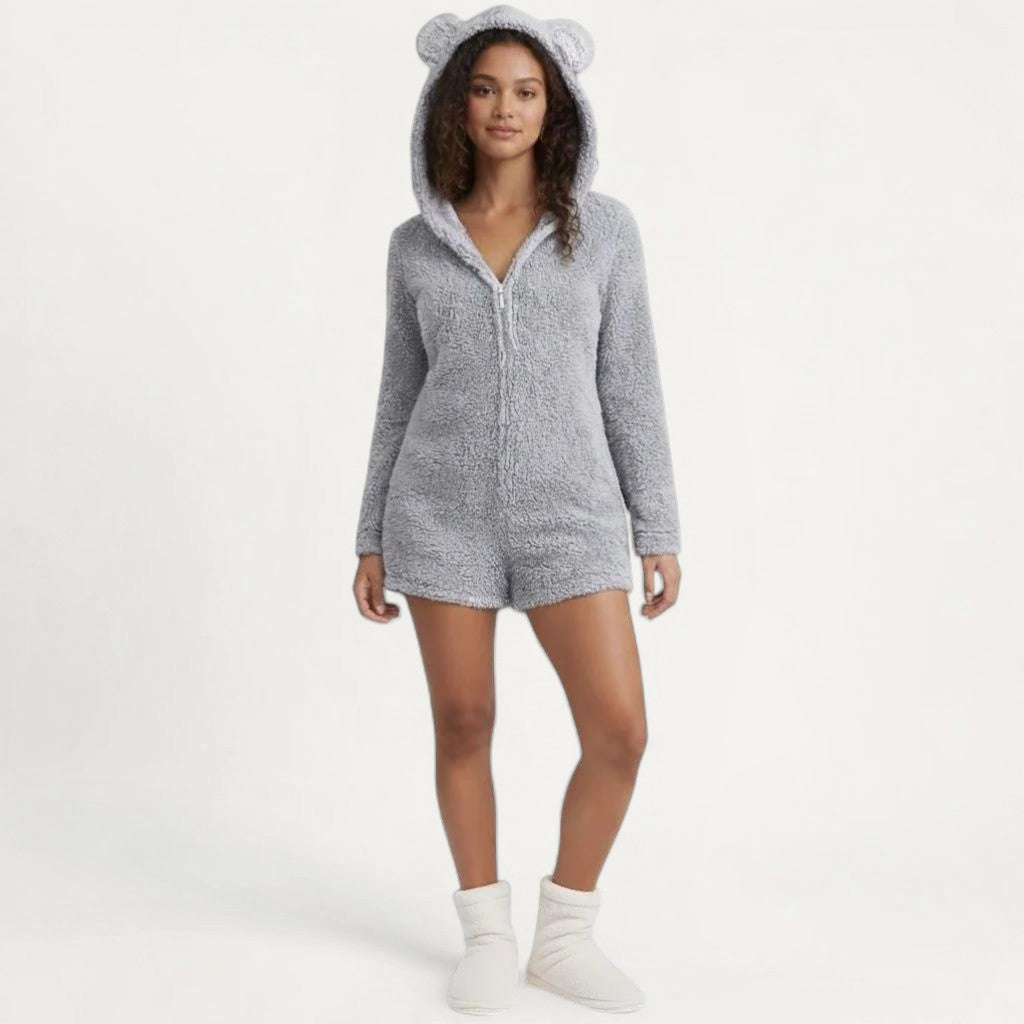 Combinaison Pyjama Polaire Femme Chaude – Nuage Polaire