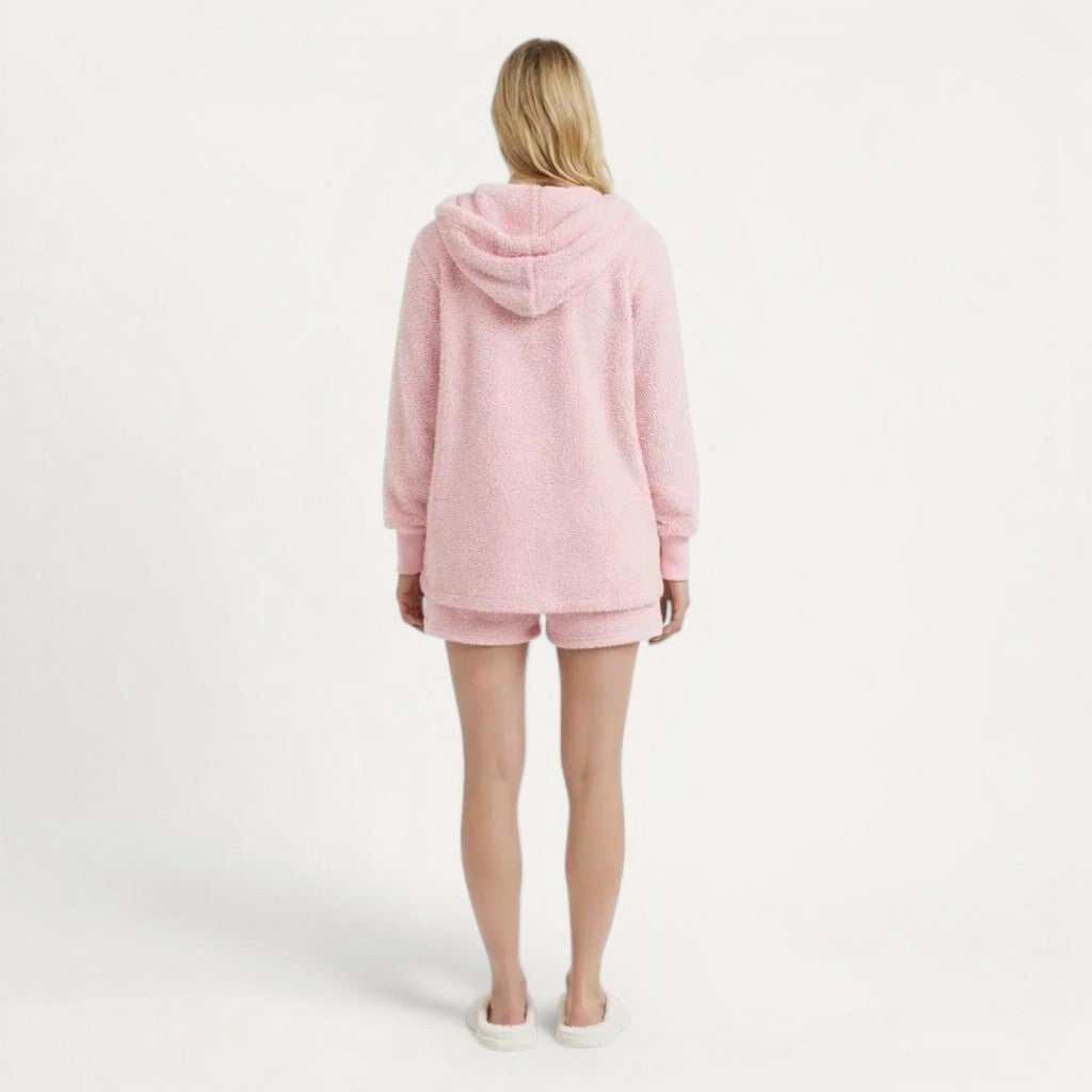 Ensemble Pyjama Polaire Femme 3 Pièces Chaud – Douce Évasion