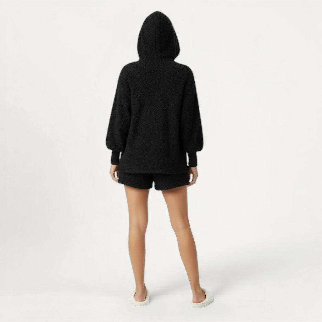 Ensemble Pyjama Polaire Femme 3 Pièces Chaud – Douce Évasion