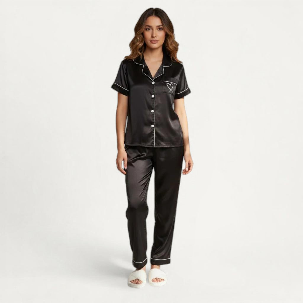 Ensemble Pyjama Satin Femme Chic et Confort – Confort Chic
