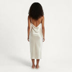 Nuisette Satin Femme Longue Élégante – Brume Douce