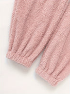 Pantalon Pyjama Polaire Duveteux – Brume d’Hiver