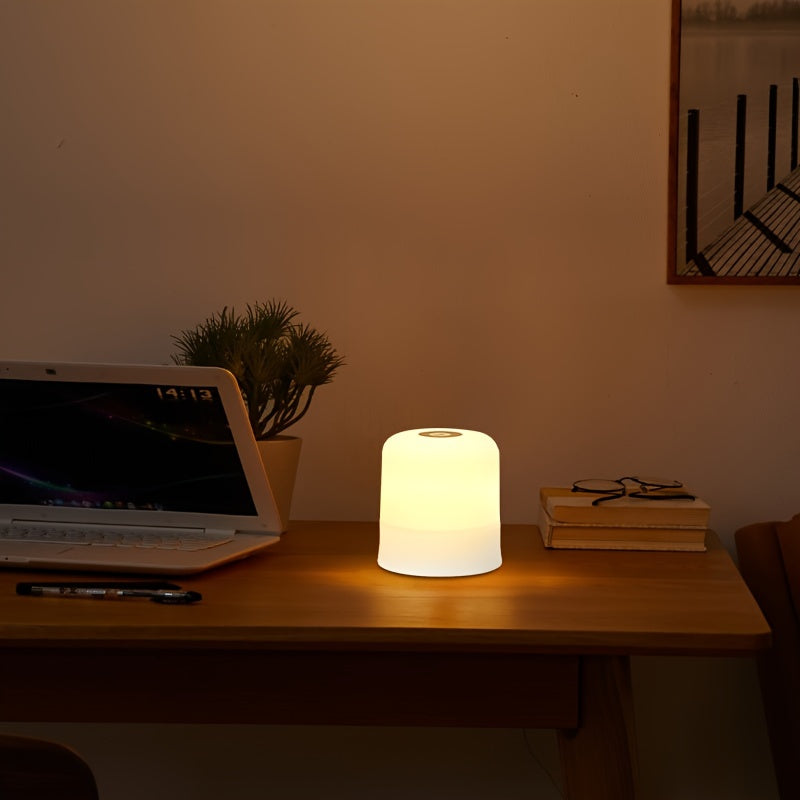 Lampe de nuit LED tactile & USB – Lueur Paisible