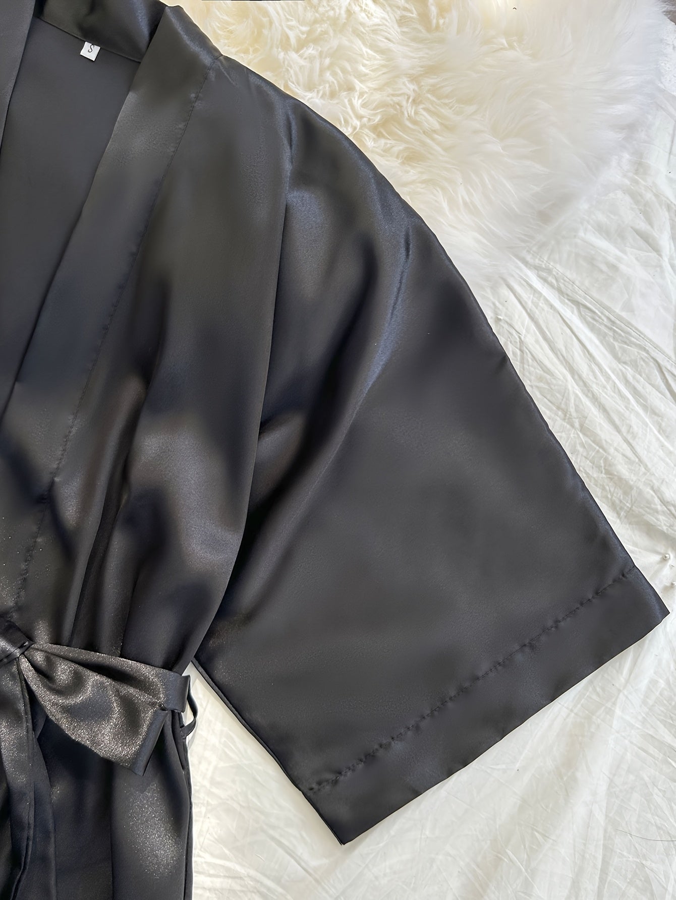 Ensemble Pyjama Quatuor Satiné Modulable – Éclat Complet