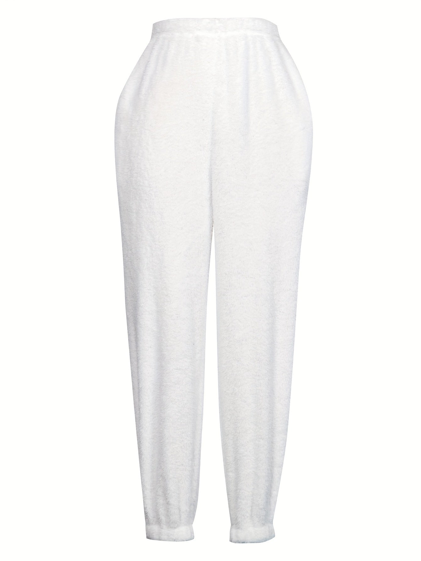 Pantalon Pyjama Polaire Duveteux – Brume d’Hiver