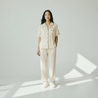 Ensemble Pyjama Chemisier et Pantalon – Tendresse Brodée