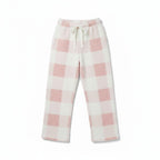 Pantalon Pyjama Chaud en Polaire Motif Carreaux - Carreaux Enflammés