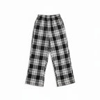 Pantalon Pyjama à Carreaux Taille Nouée – Charme Douillet