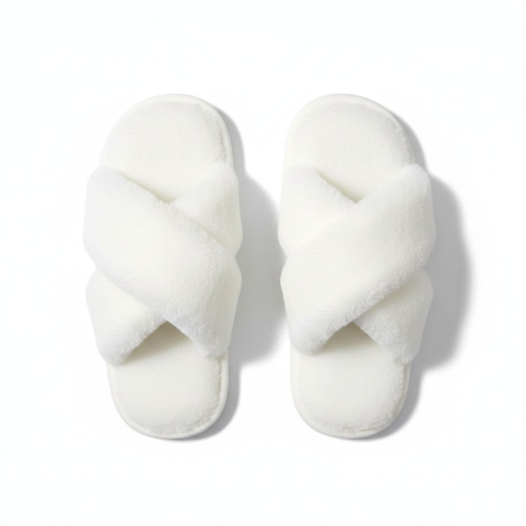 Chaussons en Fourrure Douce – Plume Douillette