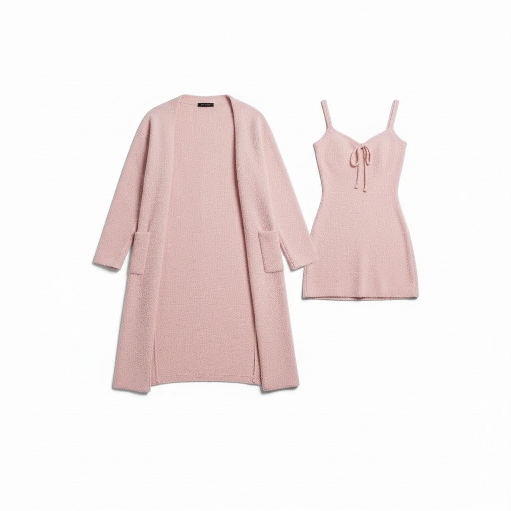 Ensemble Pyjama Robe Cocooning Chaude – Câlin Sucré