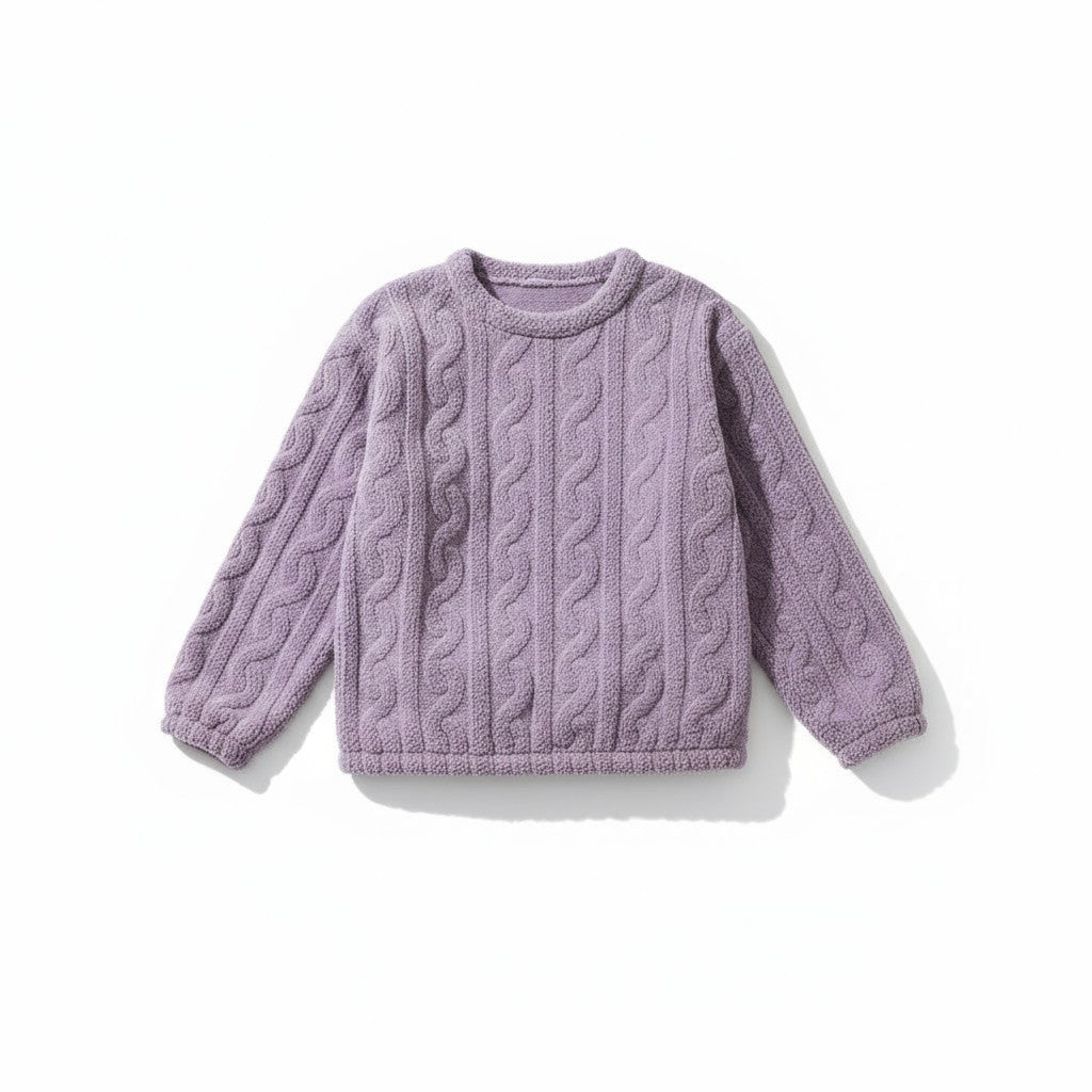 Ensemble Pyjama Polaire Manches Longues et Pantalon – Douce Étreinte