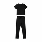 Ensemble Pyjama T-shirt et Pantalon – Fraîcheur Élégante