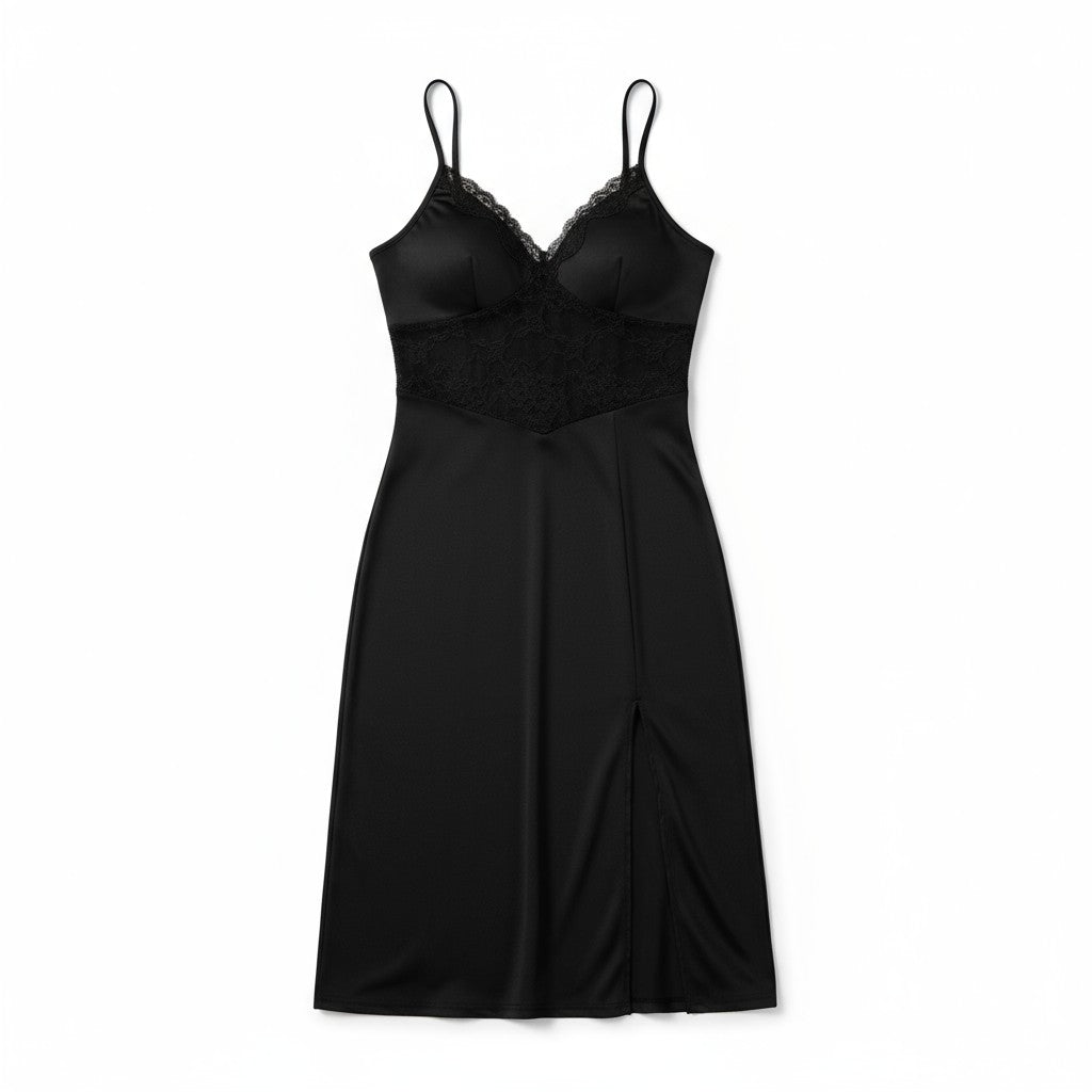 Robe de Nuit en Dentelle – Nuit Étoilée