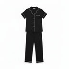 Ensemble Pyjama Chemisier et Pantalon – Tendresse Brodée