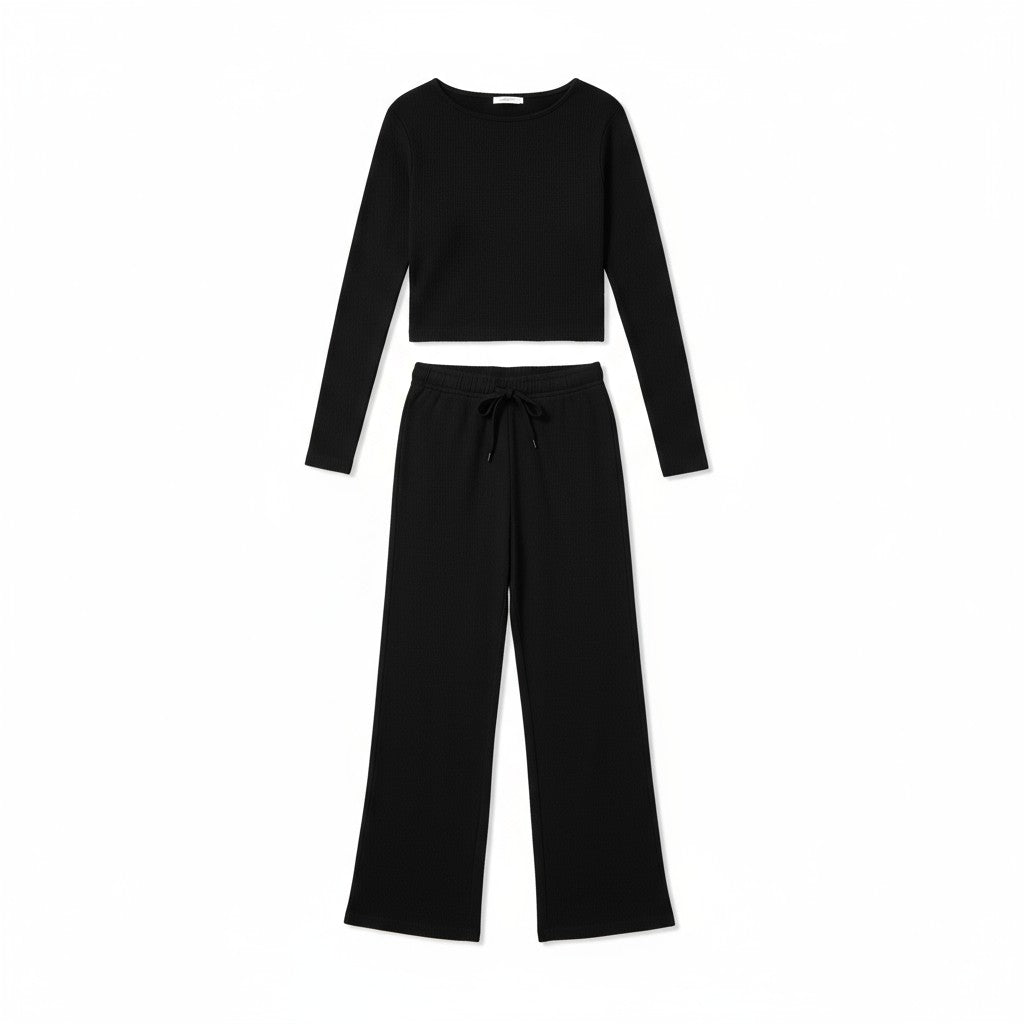 Ensemble Pyjama Manches Longues et Pantalon – Pure Élégance