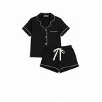 Ensemble Pyjama Chemise Manches Courtes et Short – Éveil Naturel