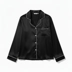 Ensemble Pyjama Satiné Chemisier et Pantalon – Nuit Élégante