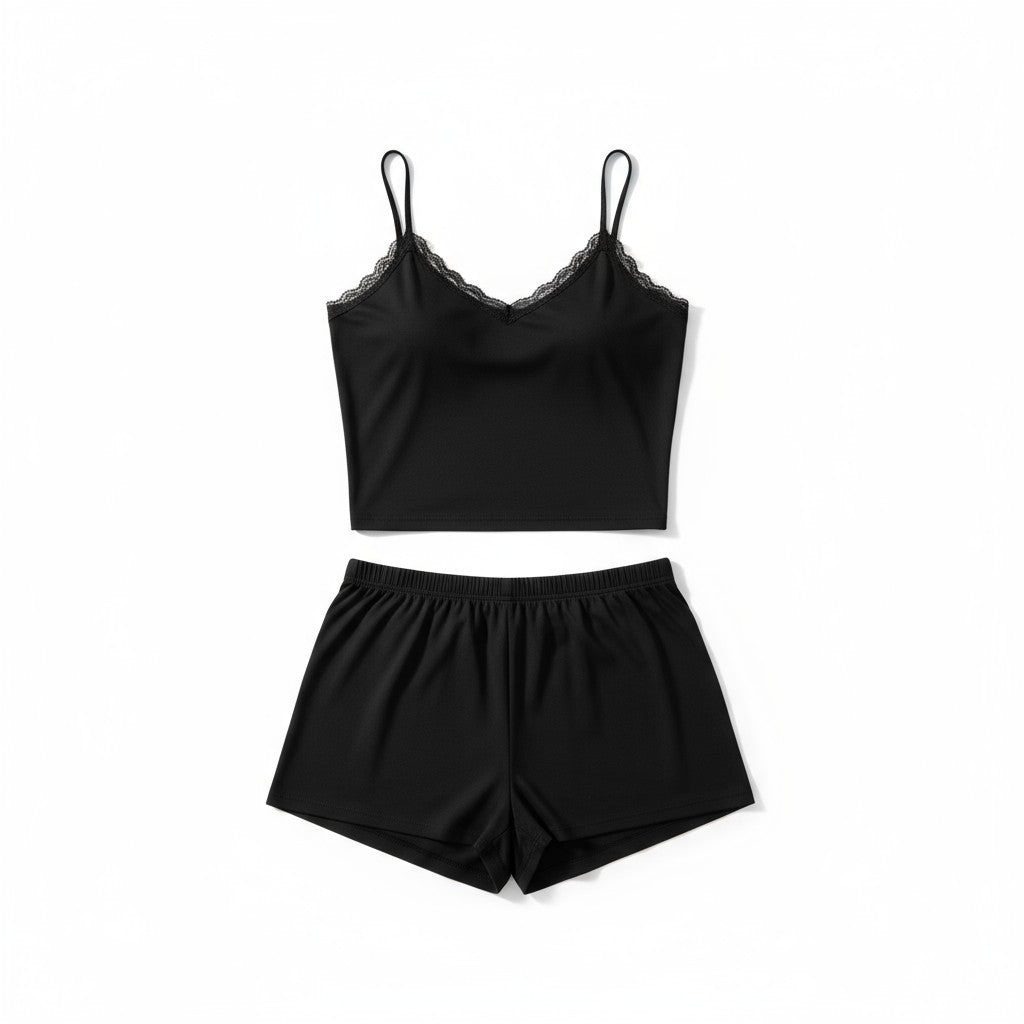 Ensemble Pyjama Débardeur & Short – Matin Doux