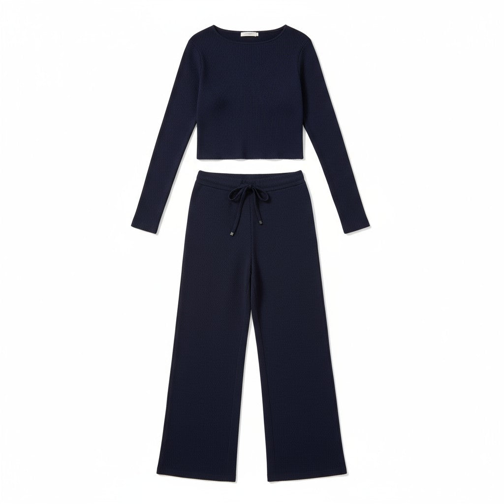Ensemble Pyjama Manches Longues et Pantalon – Pure Élégance