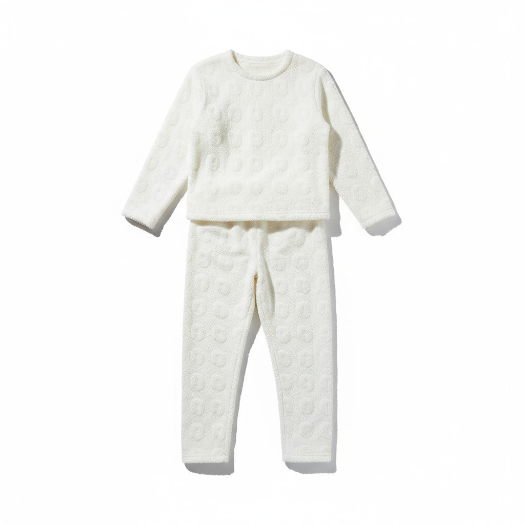 Ensemble Pyjama Polaire Manches Longues et Pantalon – Douce Étreinte
