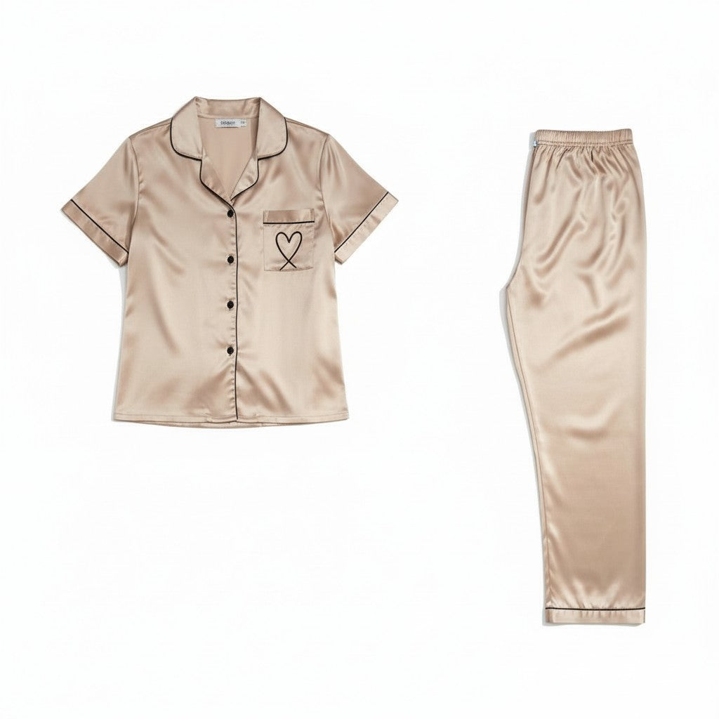 Ensemble Pyjama Satin Femme - Confort Chic